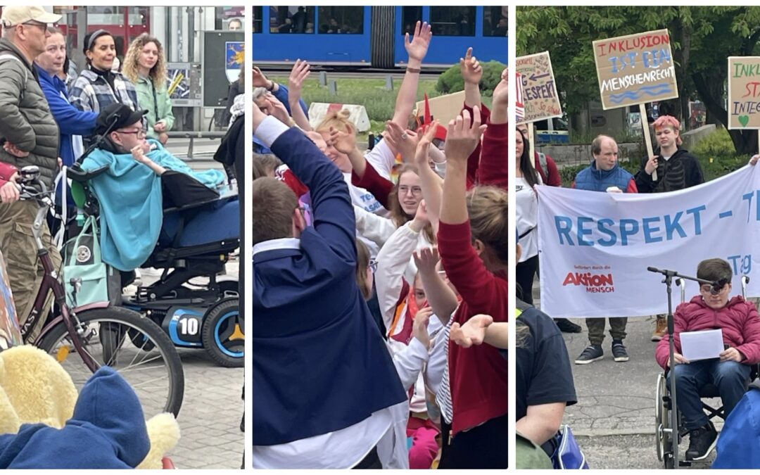 Protestmarsch durch Rostock